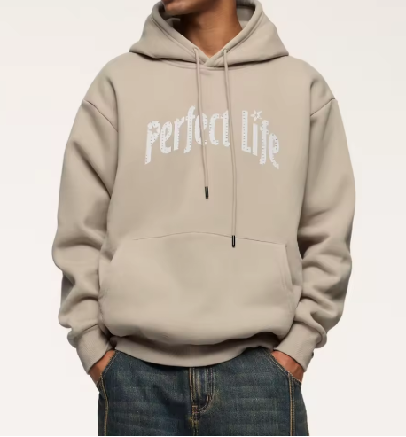 Winter Style High Quality Unisex Oversized Pullover Hoodie Heavyweight Men's Custom-Printed Sweatshirt