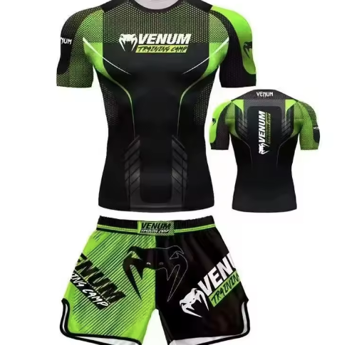 Men's Women's Gym t Shirt Suits Boxing Kids Suit MMA Clothes Boxing Clothes