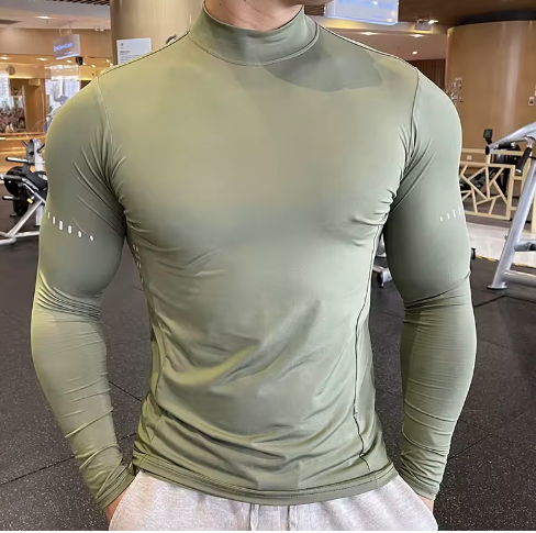 Boys Men Compression Shirts Quick Dry Sports Running Clothes Joggers Training Gym Fitness Workout