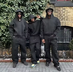 High Quality Custom Oversized Pullover Cropped Hoodie Men Hooded Sweatshirt Heavyweight